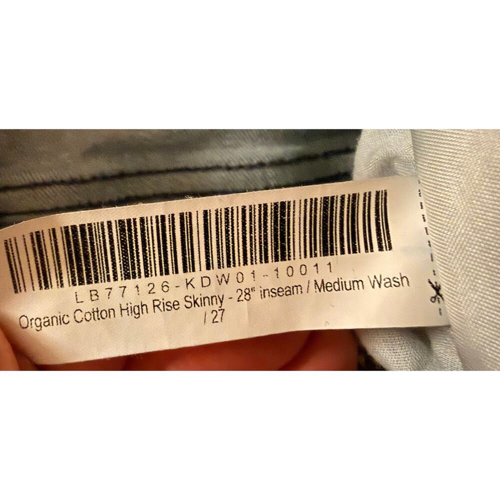 Quince Organic Cotton High Rise Skinny Jeans Medium Wash Size 27 - Picture 8 of 10
